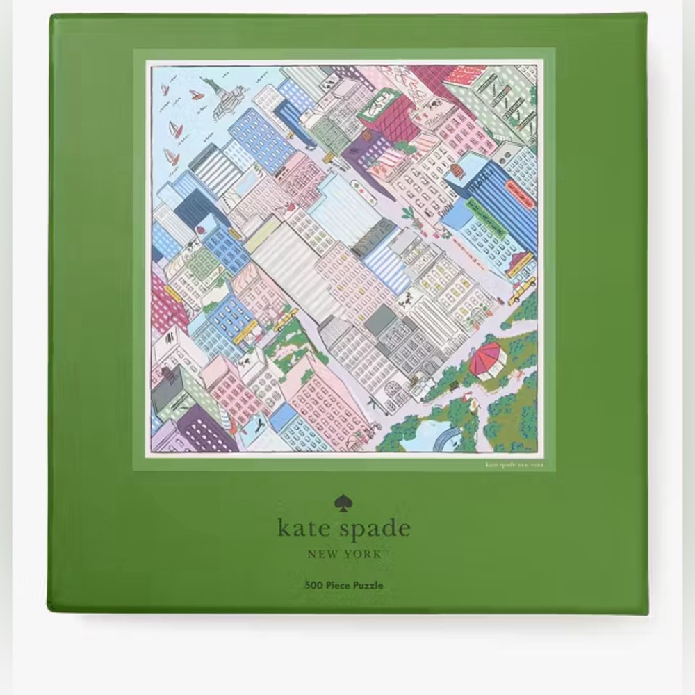Kate Spade Aerial NYC map puzzle - Picture 3 of 4